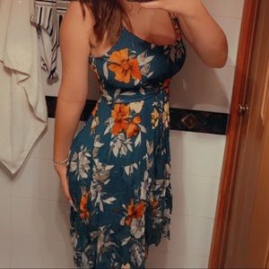 Blue flower dress